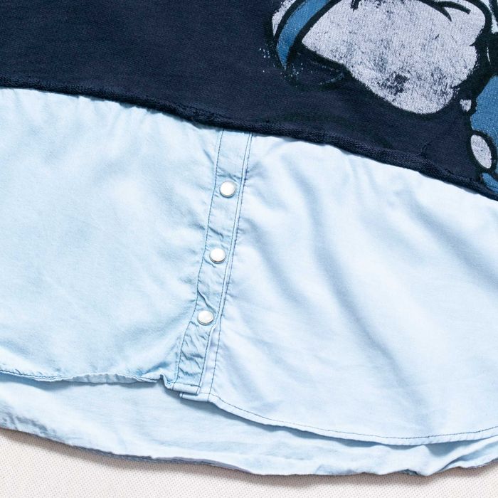 Desigual x Disney avant garde bluza/koszula z nadrukiem XL damska