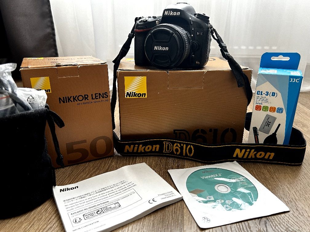 Nikon d610 + об'єктив Nikkor 50 mm f/1.4G AF-S
