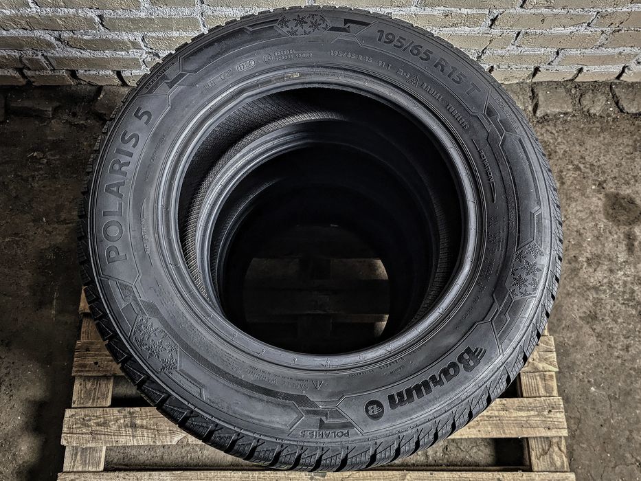 Зимові 195/65r15 Barum | 2024 | 7.5mm | CZ | Преміум шини | Ідеальні