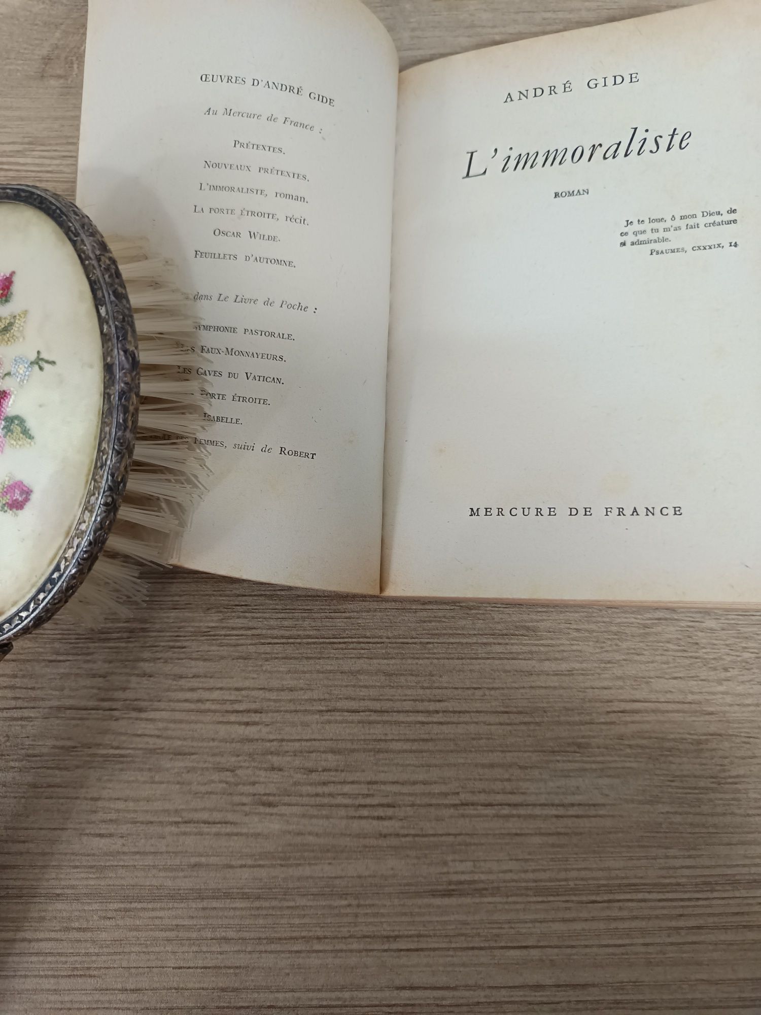 Livro "L'immoraliste" André Gide" número :3 72