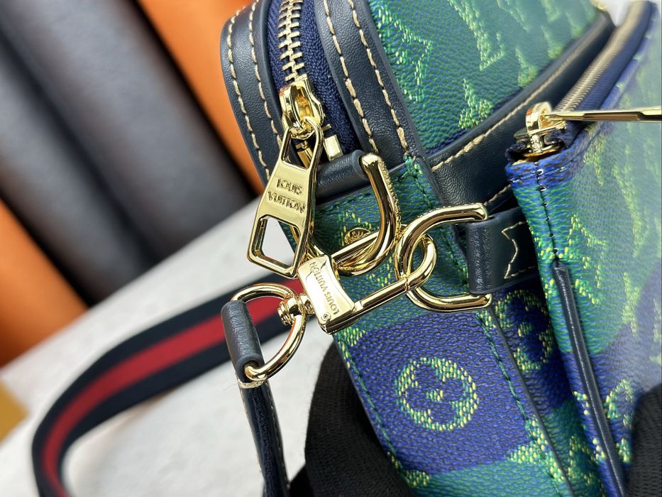 Сумка мужская зеленая Louis vuitton 3в1, 3v1 messenger оригинал