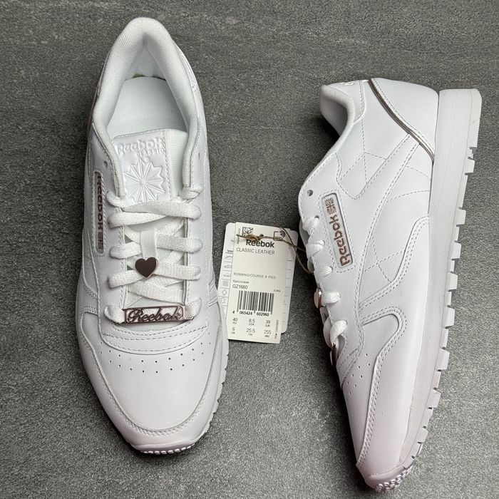 Білі кросівки Reebok Classic Leather GZ1660 ОРИГІНАЛ 100% 39 р