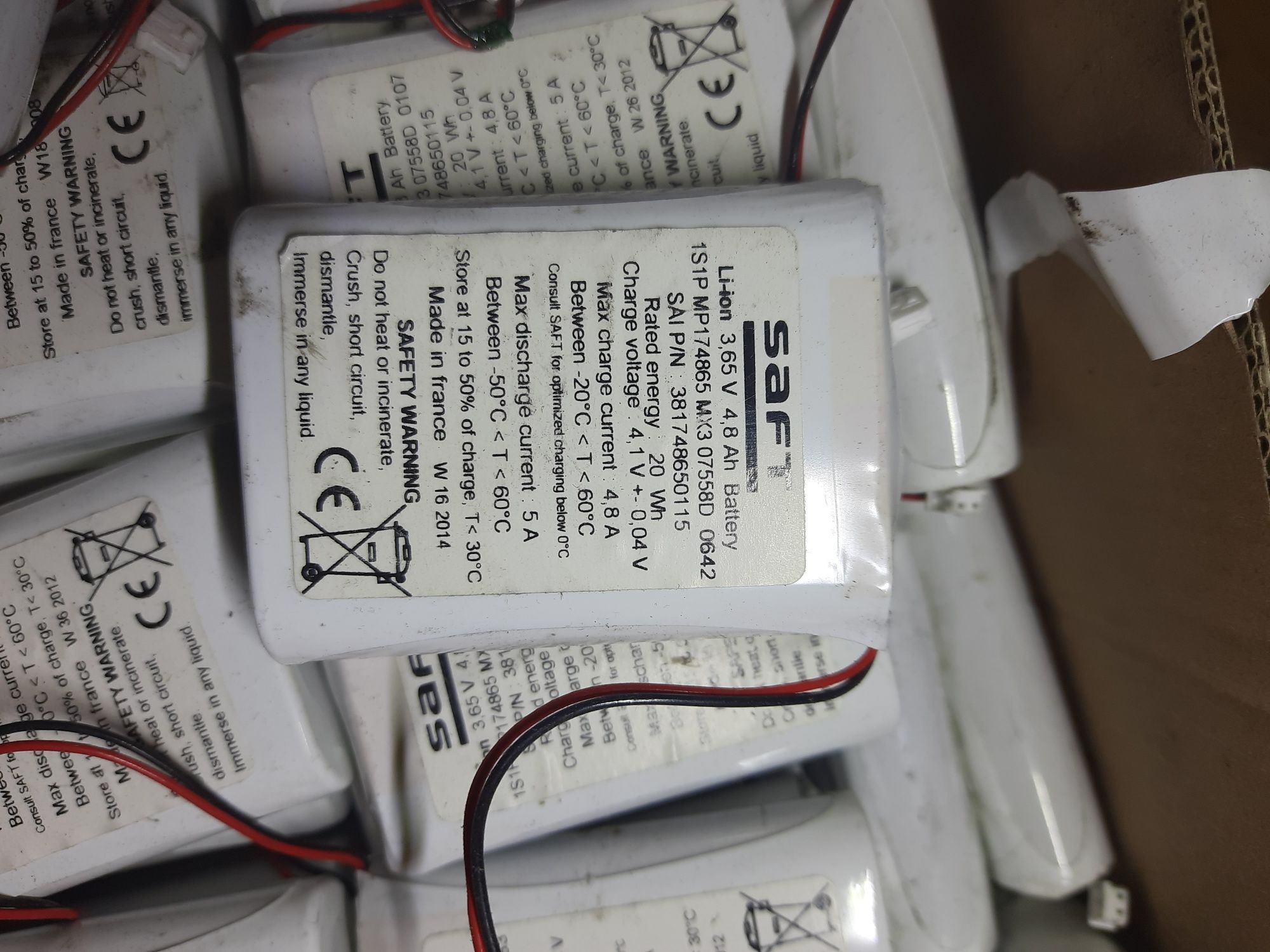 Ogniwa 3.65V 4.8Ah 20Wh li-ion