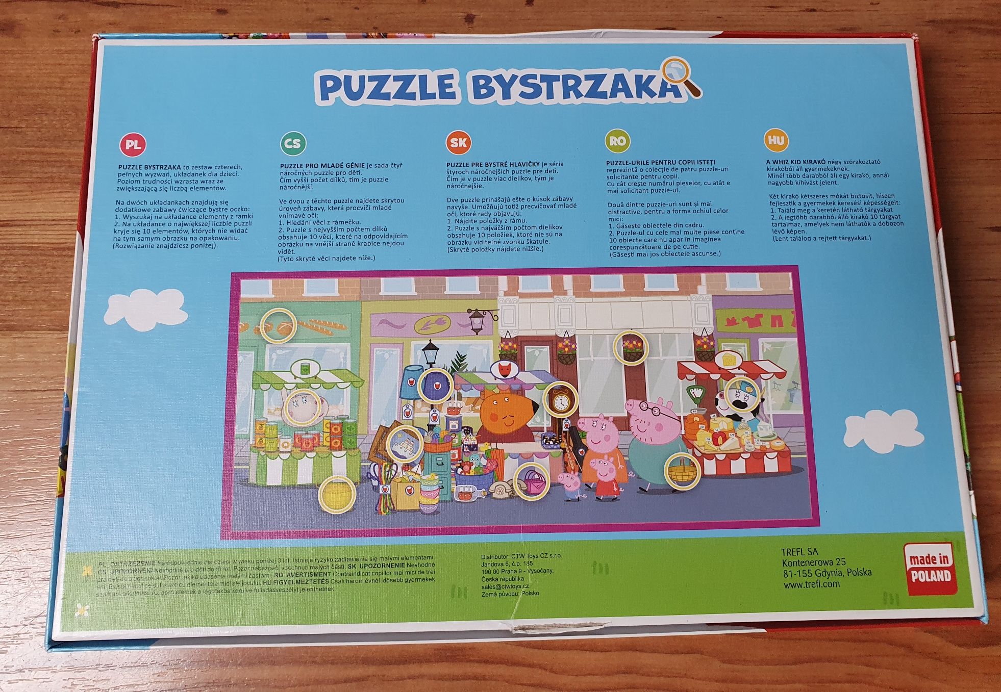 Puzzle Świnka Peppa Trefl 3+