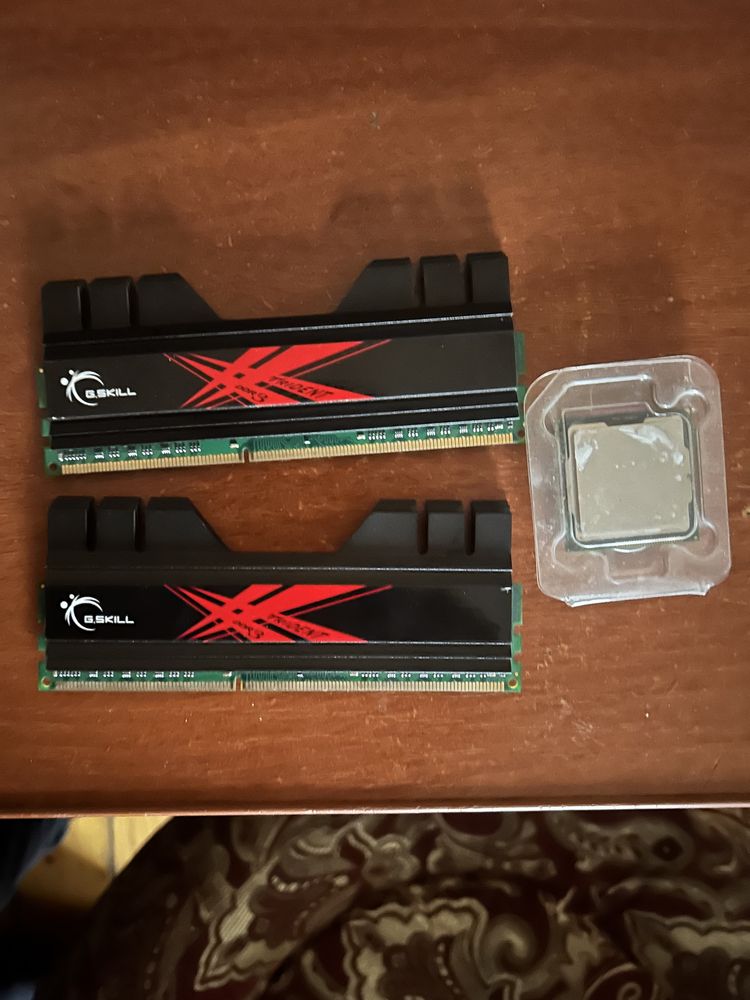 Продам оперативну память ddr3 Gskil 2*2 і процесор i3-2100