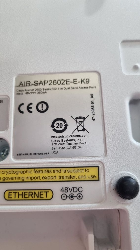 Acces Point Cisco AIR-SAP2602E-E-K9 anteny zewn.