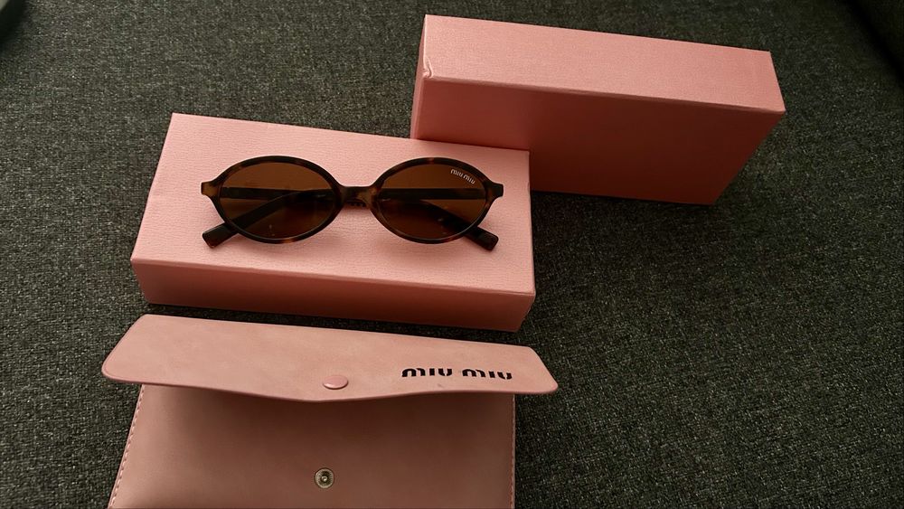 Oculos da Miu Miu castanhos