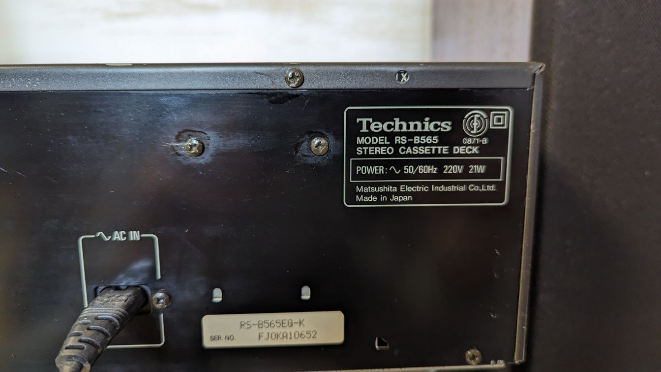 Technics RS-B565 magnetofon deck