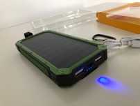 nowy POWERbank 20000 mAh latarka - solar