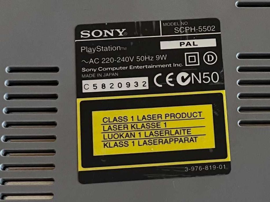 Konsola PlayStation SCPH-5502 PSX PS1 pad dual shock