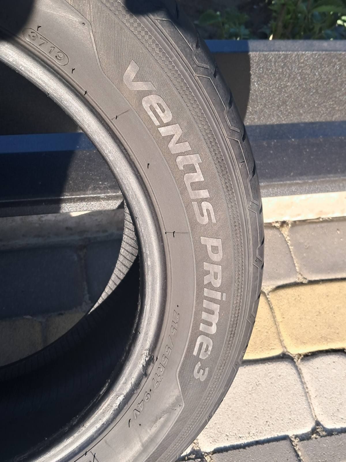 Пара шин. 215×55 R17 Hankook ventus prime 3.