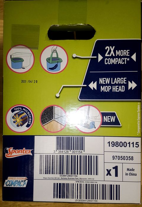 Mop obrotowy płaski Spontex Express System Compact