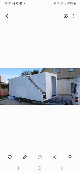 Nowa przyczepka - idealna pod zabudowe , projekt mobilny