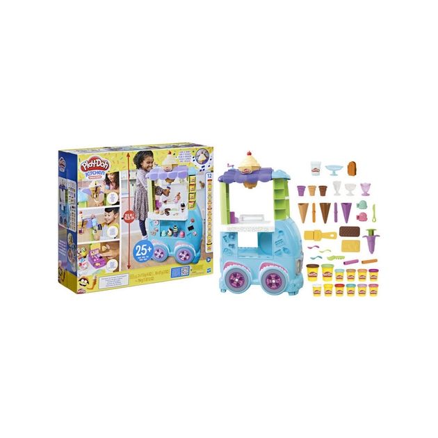 Набір для творчості Hasbro Play-Doh Мега  набір: машинка з морозивом