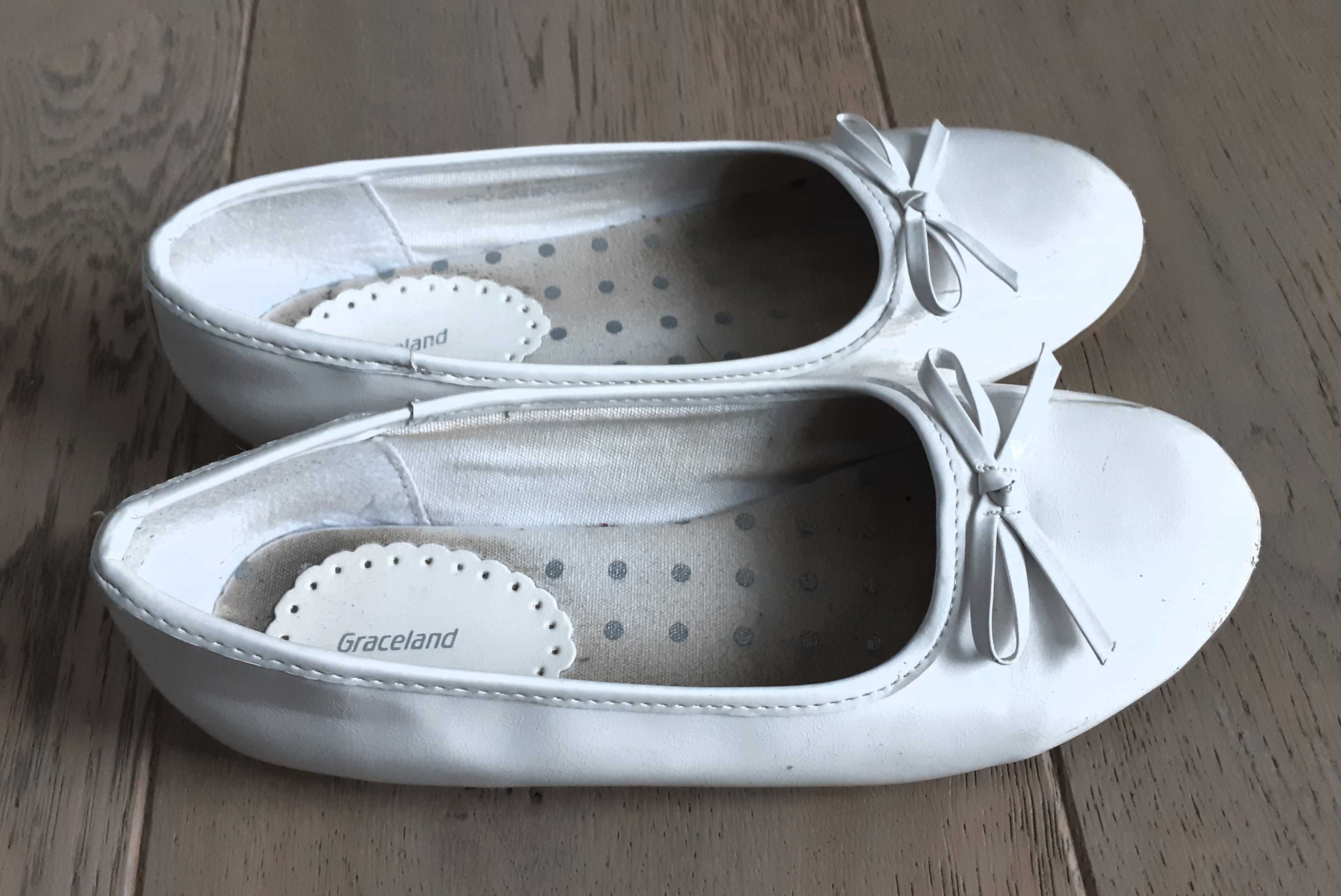 buty dla dziewczynki białe rozmiar 33