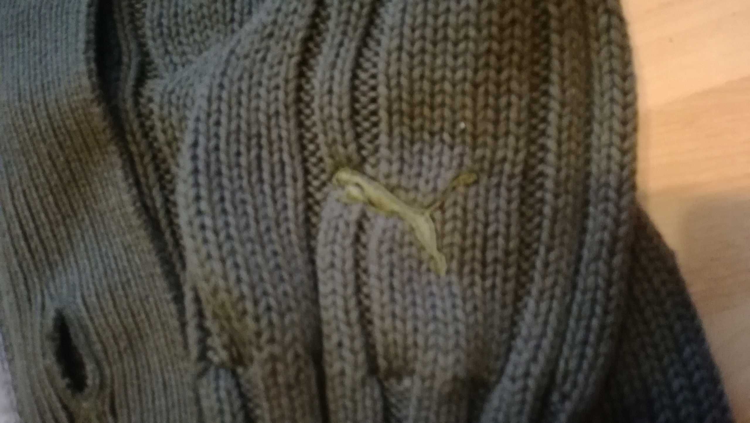 Damski ciepły sweter PUMA r.L kaptur stan bardzo dobry