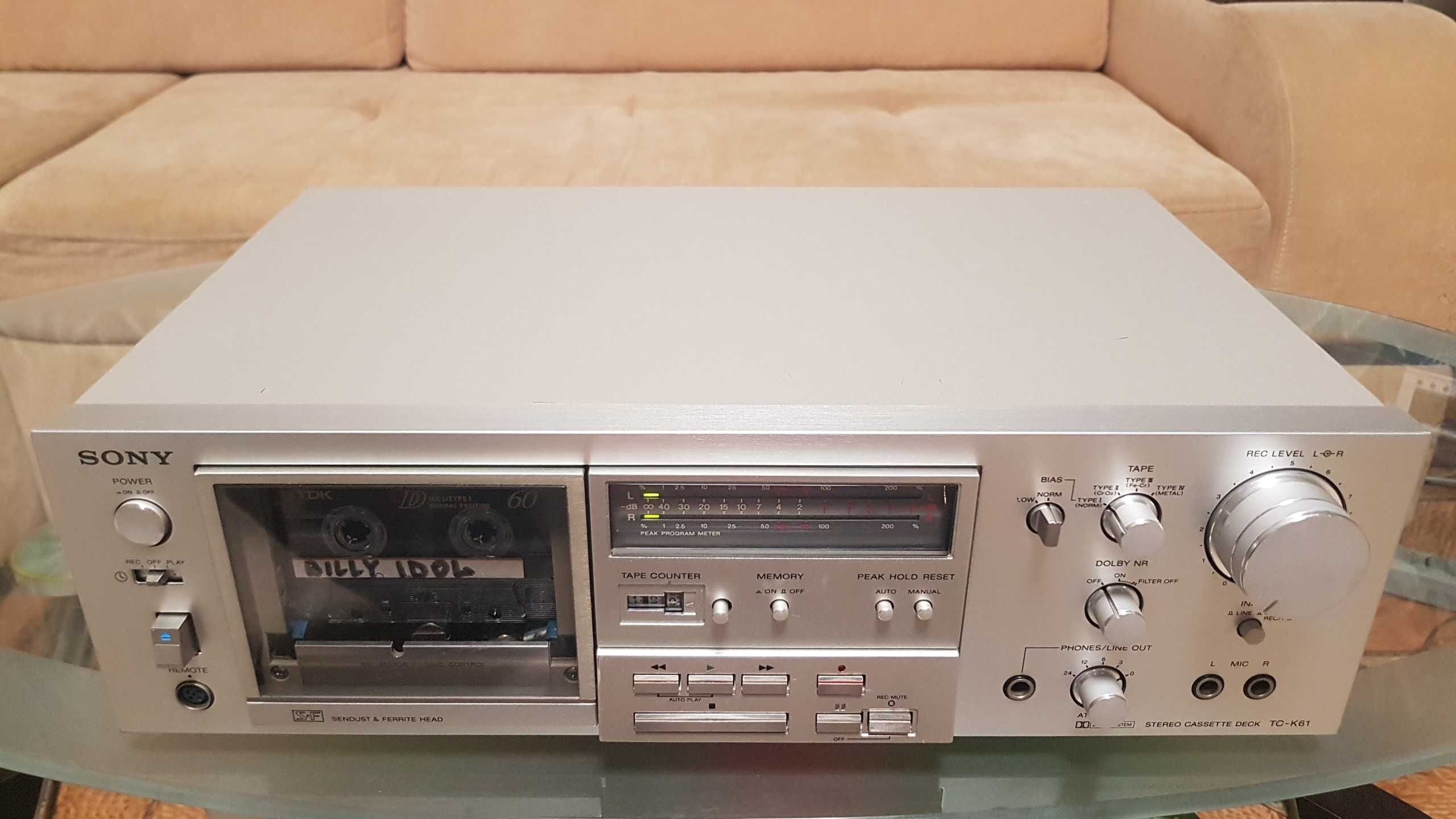 Кассетная дека Sony TC-K 61 stereo made in Japan