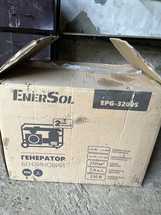 Електрогенератор (генератор) EnerSol EPG-3200S 2.8/3.2 kW