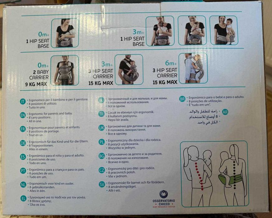 Рюкзак - кенгуру універсальний CHICCO зі знімним сидінням