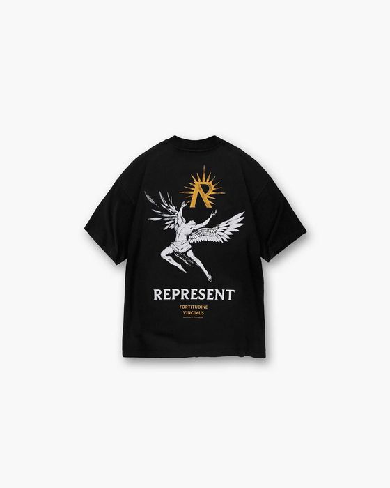 Represent Icarus Jet Black T-Shirt (L)