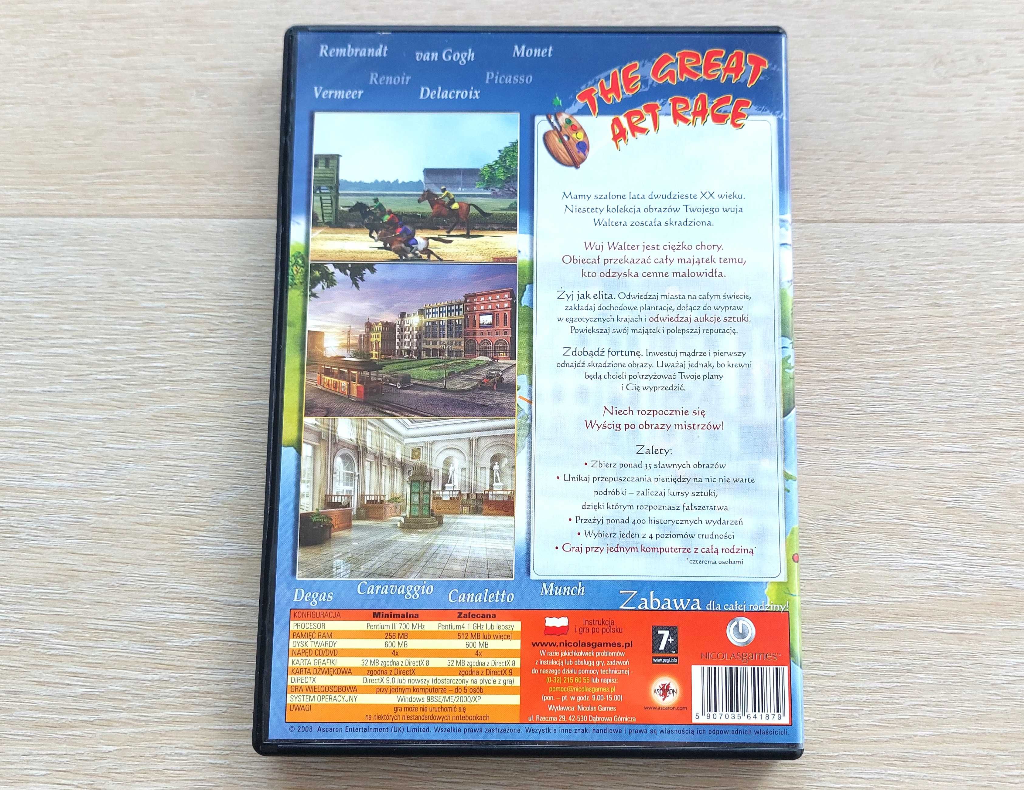 The Great Art Race Wyścig po obrazy mistrzów [PC] (POLSKA WERSJA)