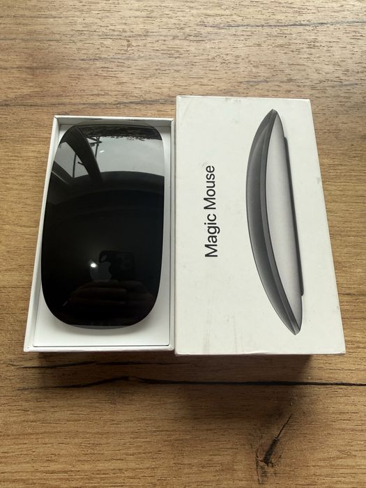 Apple Magic Mouse (USB‑C) Multi-Touch Surface Black  (MXK63)