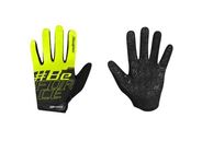 Rękawiczki rowerowe dziecięce FORCE KID MTB SWIPE fluo rozm.M.XL
