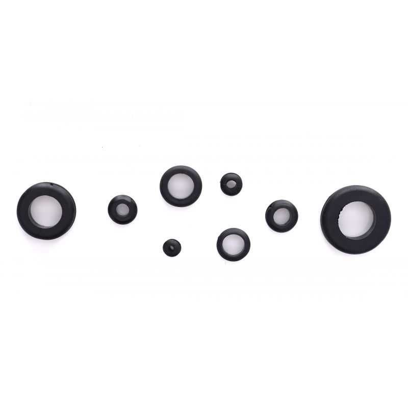PRZELOTKI GUMOWE tulejki 6 - 24 mm zestaw 180szt. Kraft&Dele KD10485