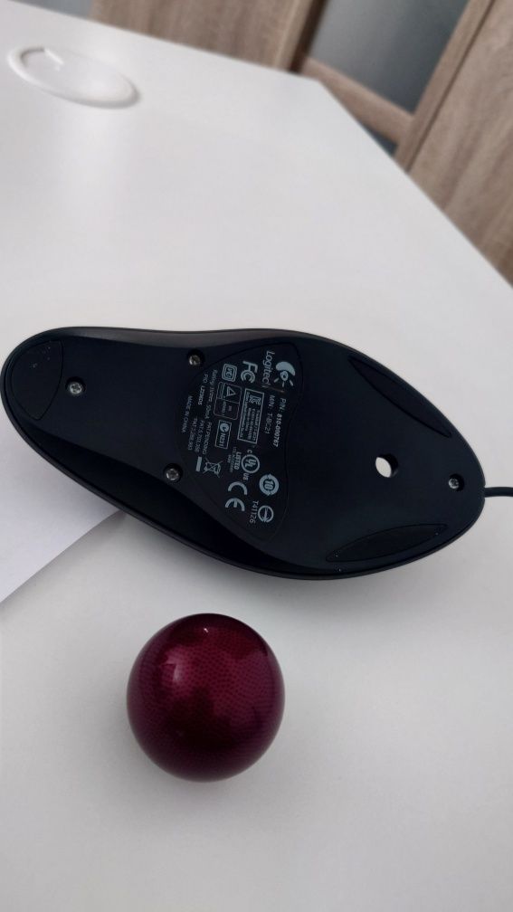 Trackball Logitech Marble TrackMan mysz komputerowa z kulką USB