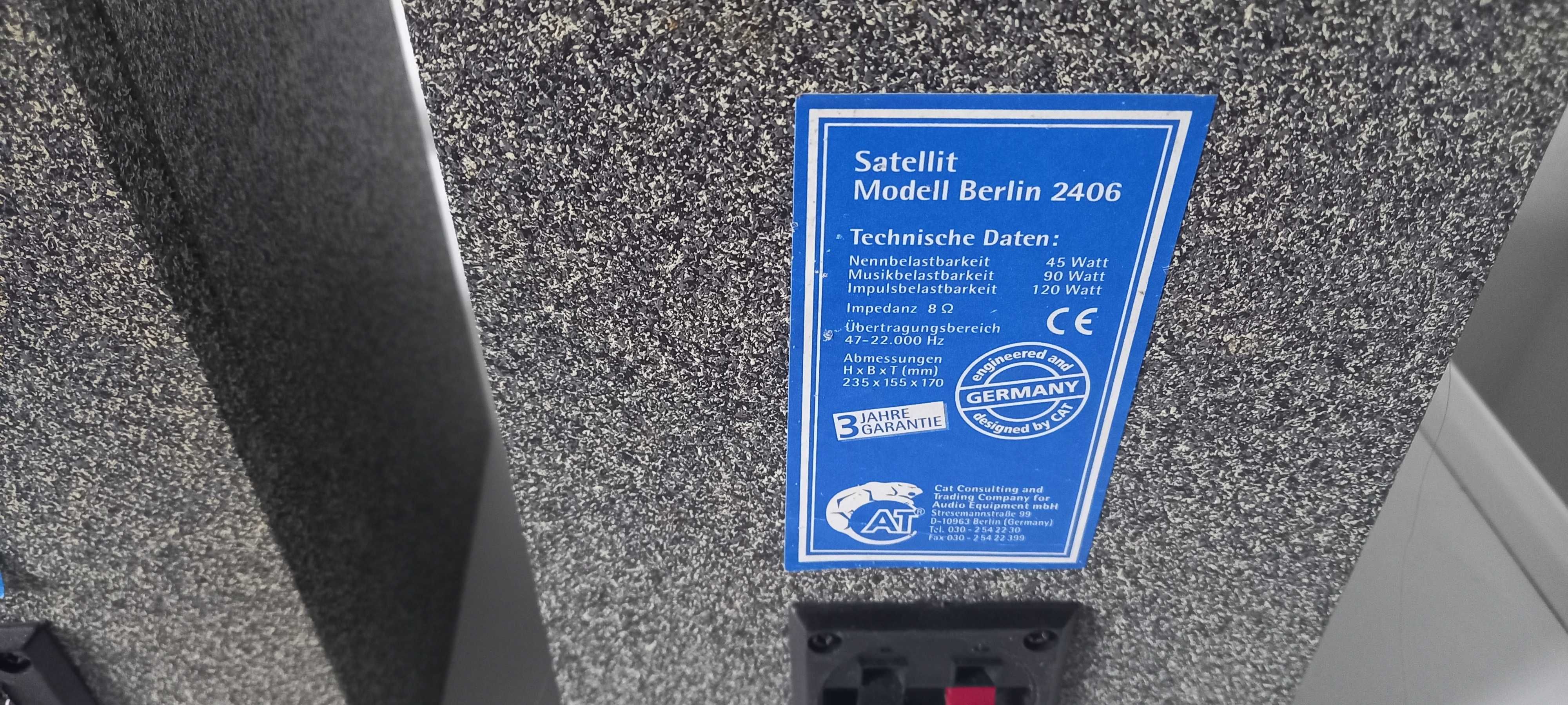 Colunas de som CAT modelo Berlin com Sub - amplificado