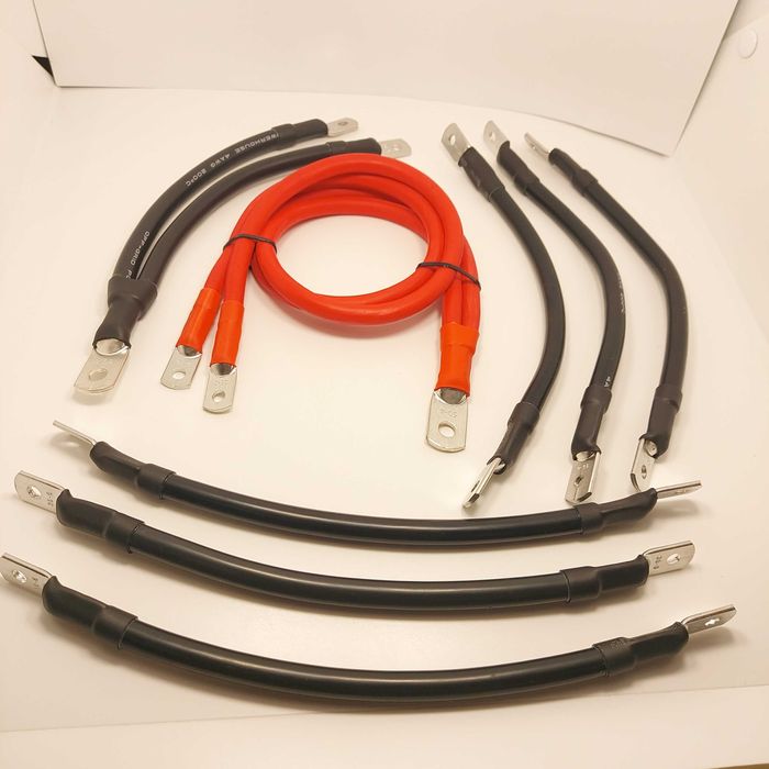 Кабель инвертора соединительные провода аккумулятору акб батарей болт