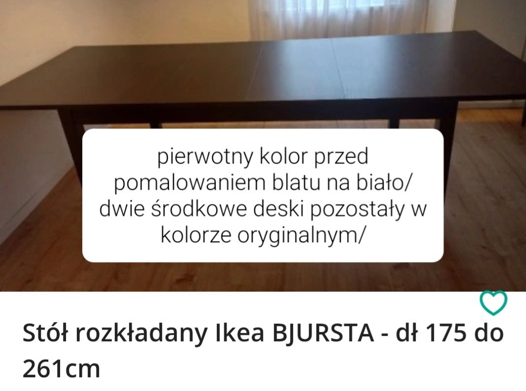 Stół ikea 6-12 osób +6krzeseł