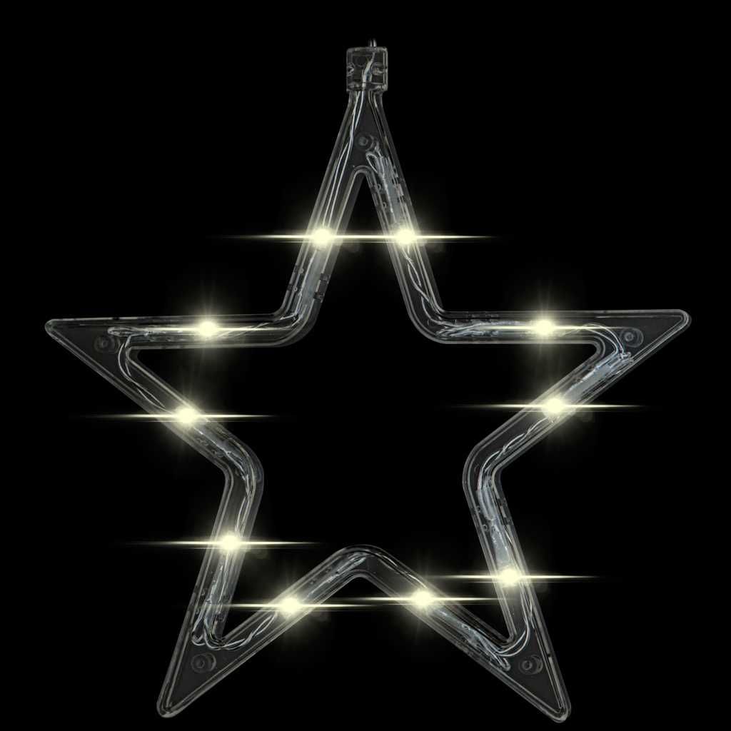 Dekoracja świąteczna gwiazda na okno ozdoba wisząca gwiazdka LED