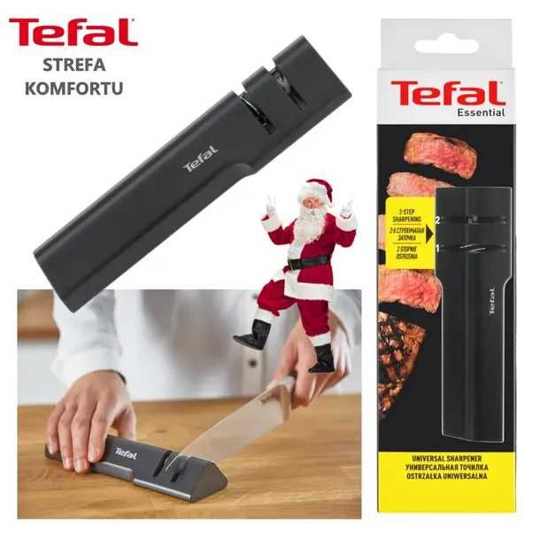 TEFAL ESSENTIAL OSTRZAŁKA 2-Stopniowa do Noży Uniwersalna Diamentowa