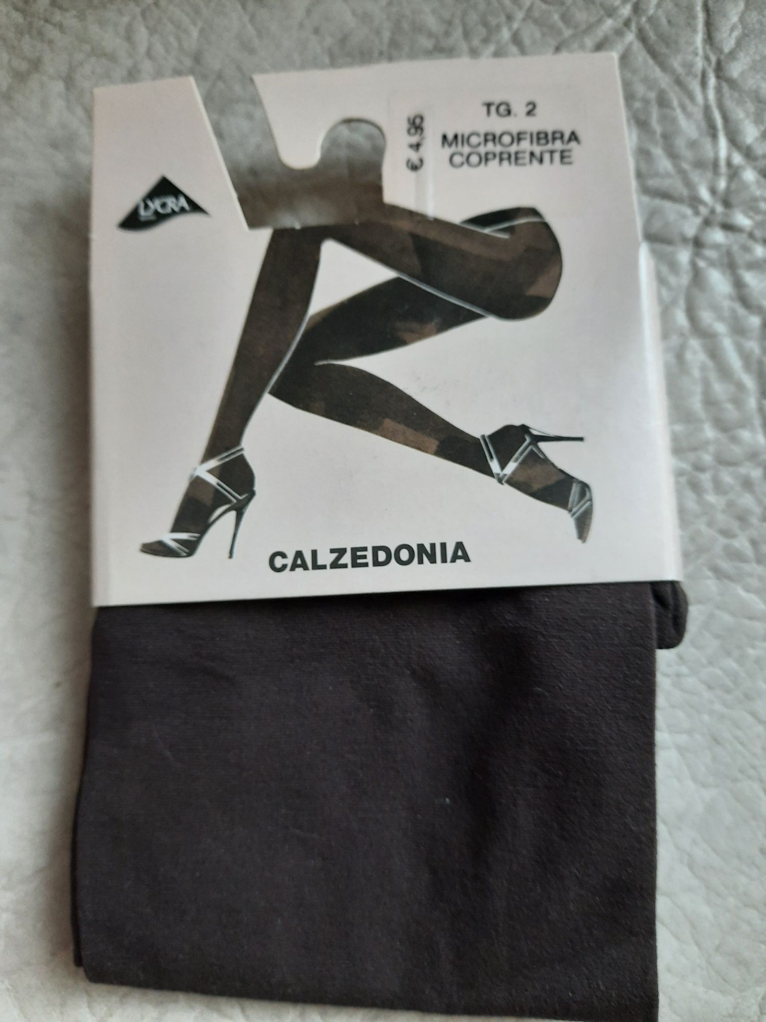 Коричневі та темно-сірі колготки Calzedonia оригінал
