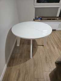 Drewniany stół- średnica 115 cm- rozkładany