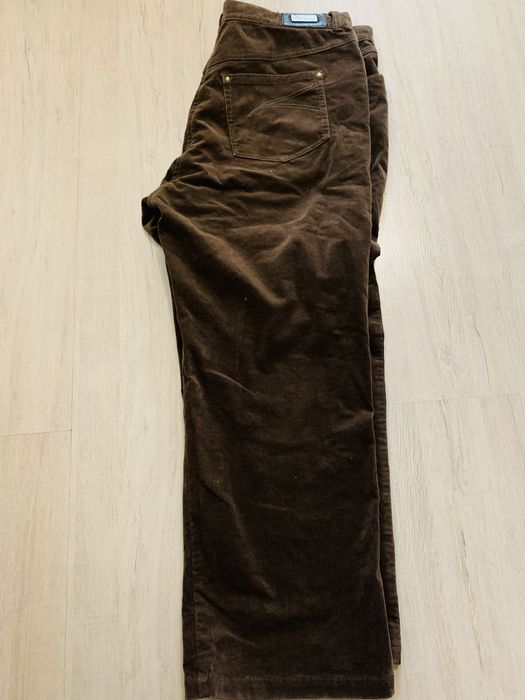 штаны широкие микровильвет