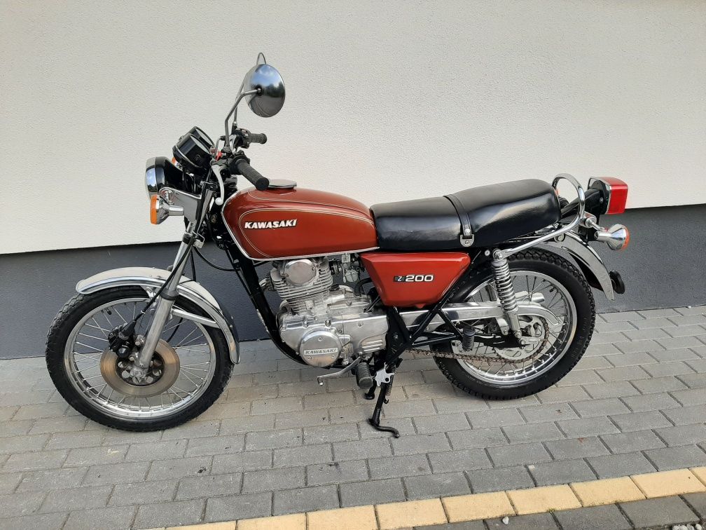 Kawasaki kz 200 rok 1979 przebieg 35tys km