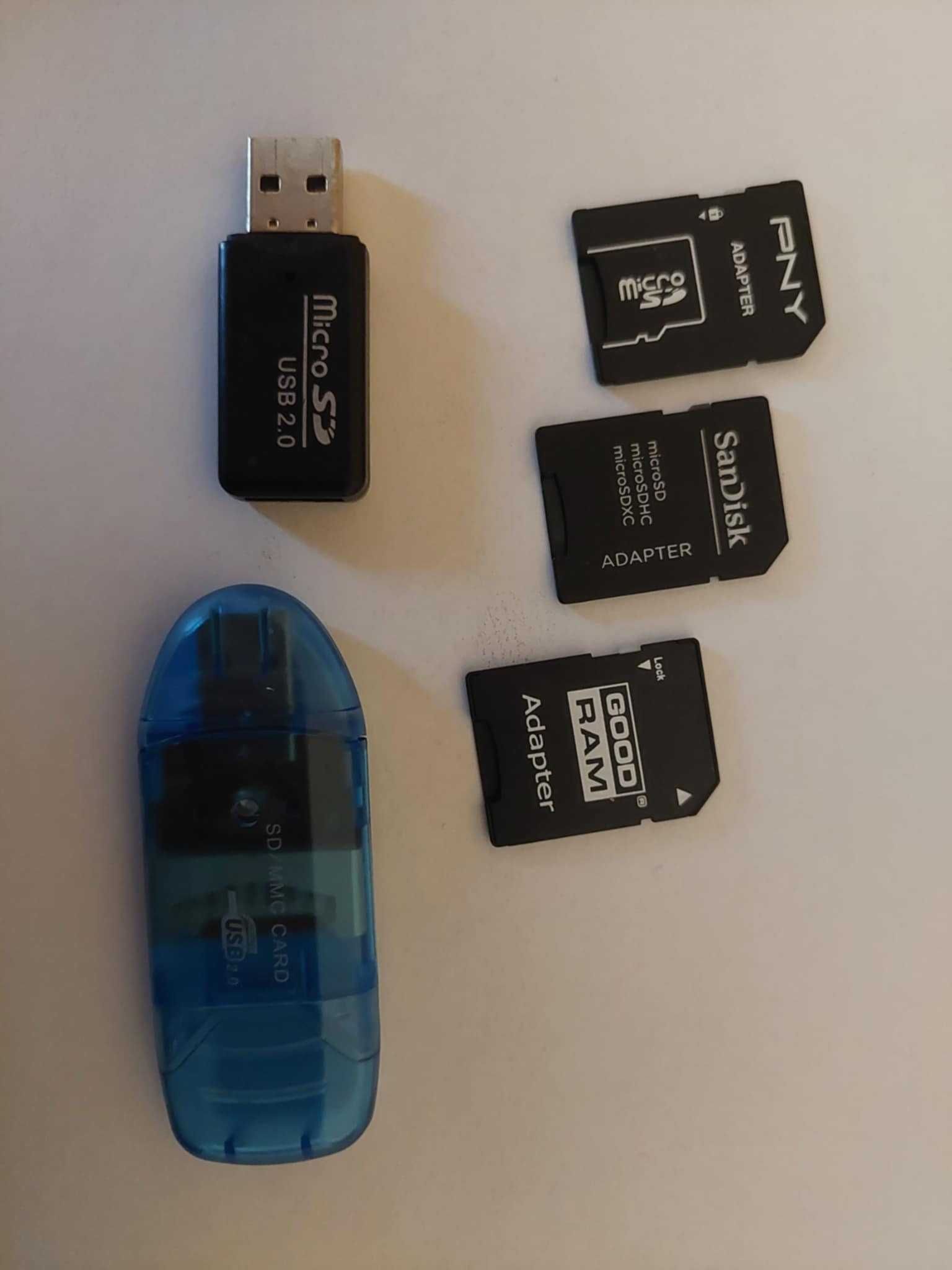 Adaptery do karty micro SD używane ale sprawne!