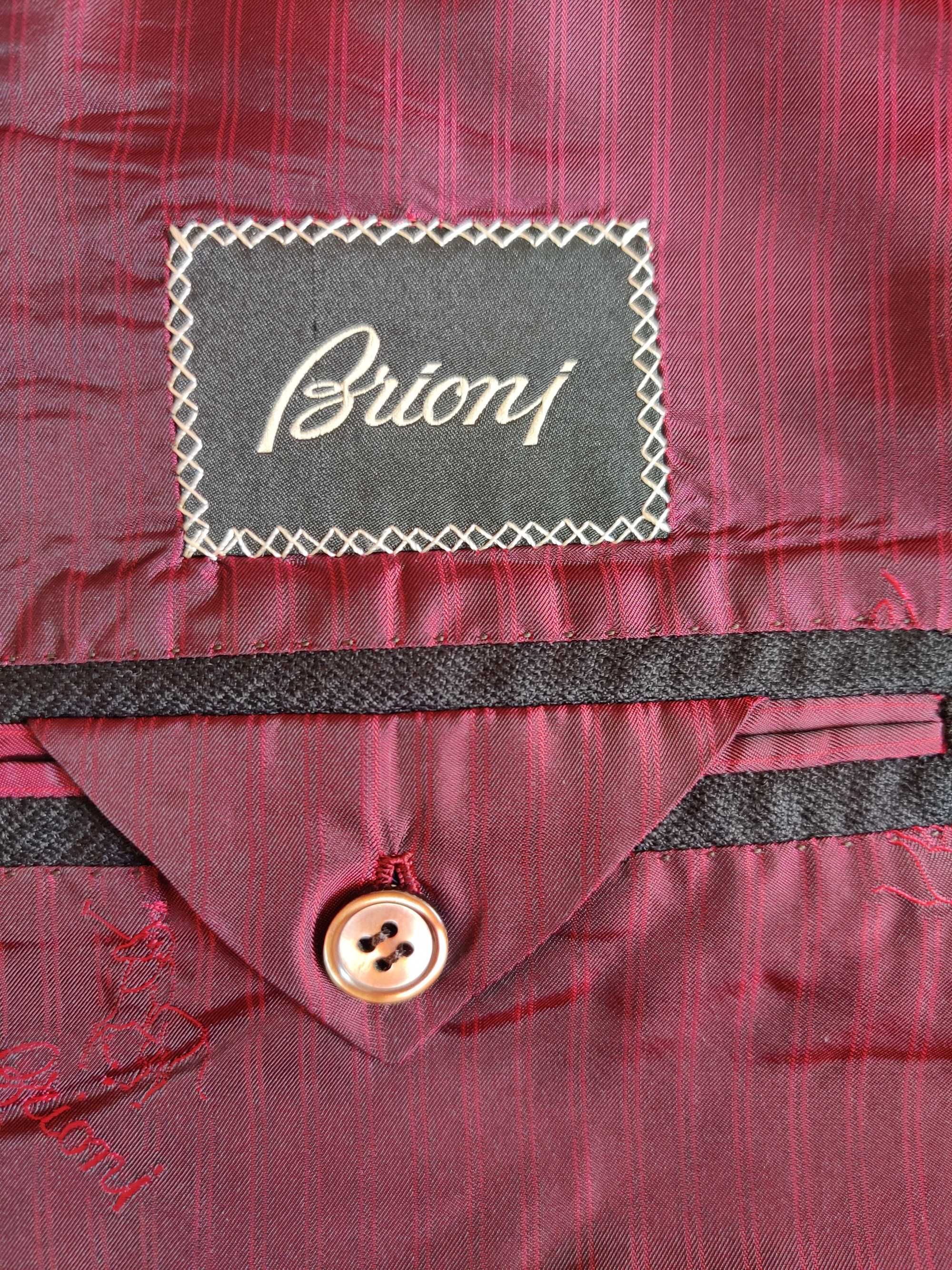 Brioni мужской пиджак из шерсти и шелка Р-р 52!