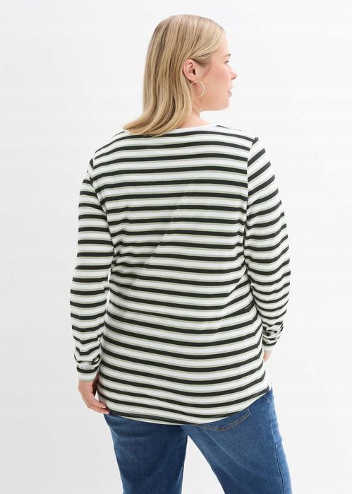 B.P.C bluza ciążowa i do karmienia bawełniana w paski 48/50.