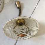 Mosiężna  lampa , żyrandol 40x36 cm