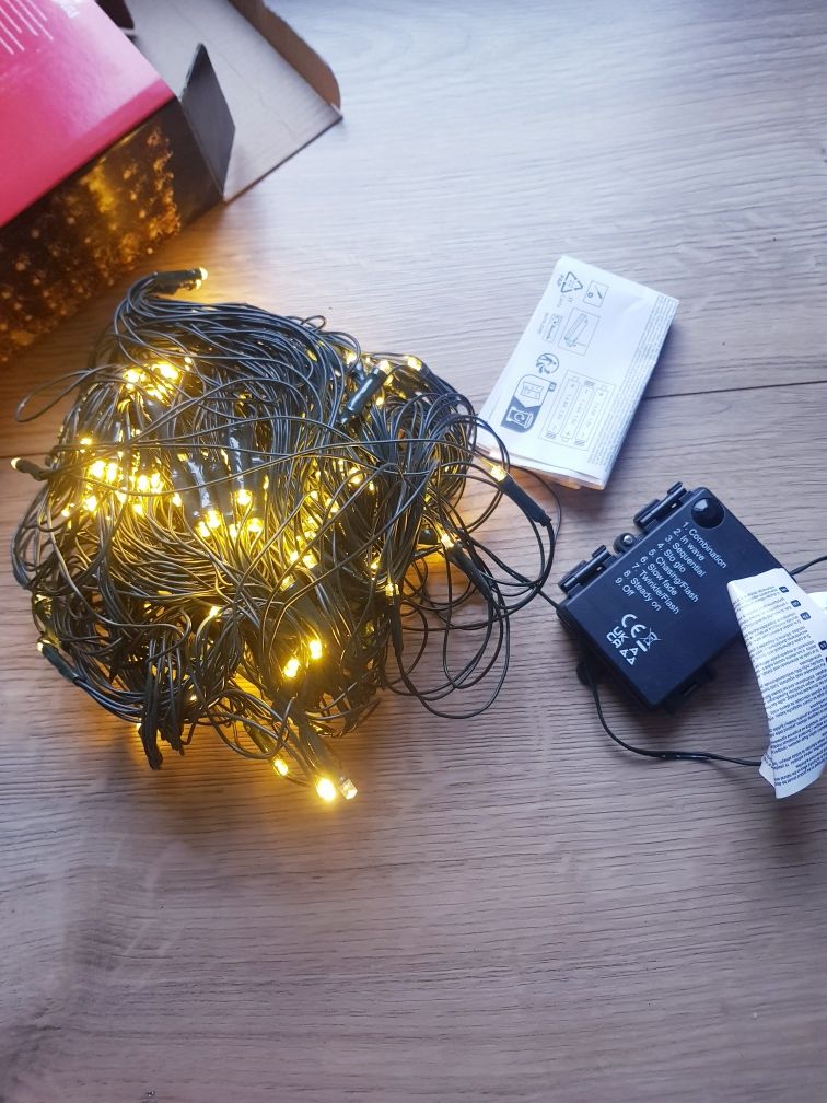 Nowy łańcuch świetlny 192 Led Marki Pepco