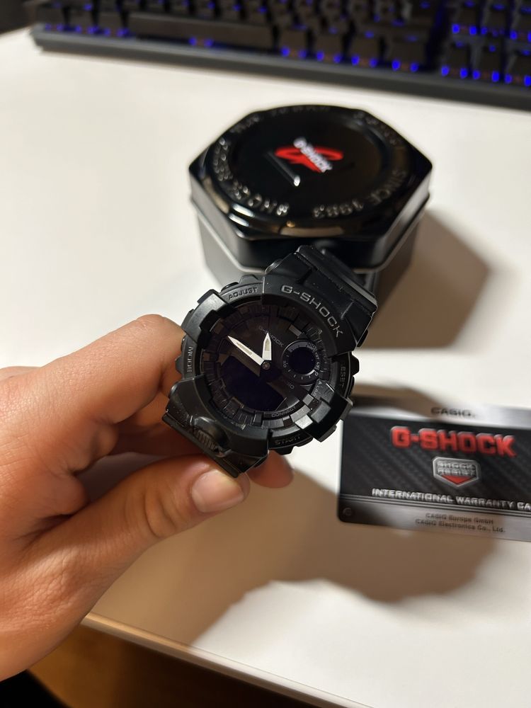 G-shock GBA-800-1AER czarny (rozładowana bateria)