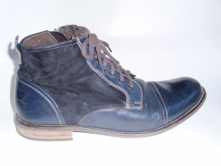 Trzewiki / sztyblety skórzane, męskie Gino Rossi roz. EUR 45