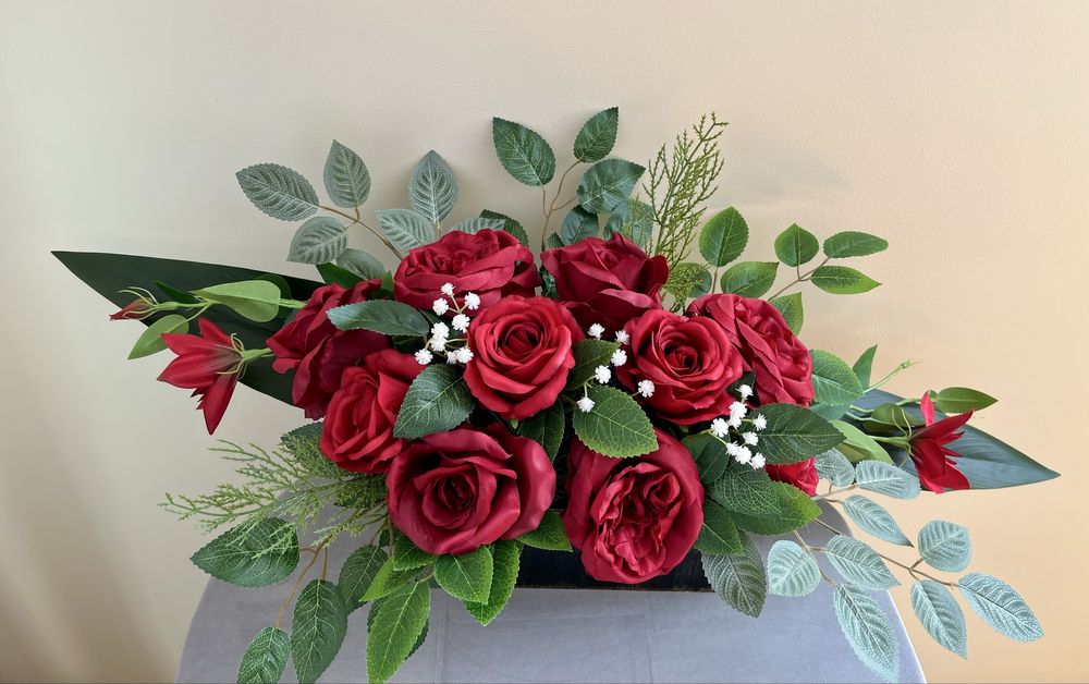 Kompozycja nagrobna, stroik na cmentarz