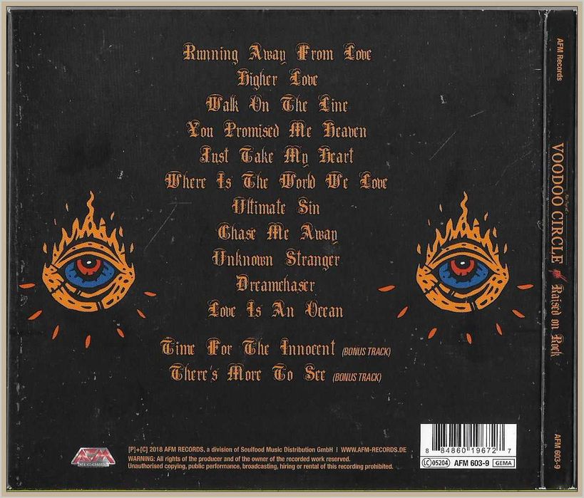 Alex Beyrodt's Voodoo Circle – Raised On Rock (Album, CD)
