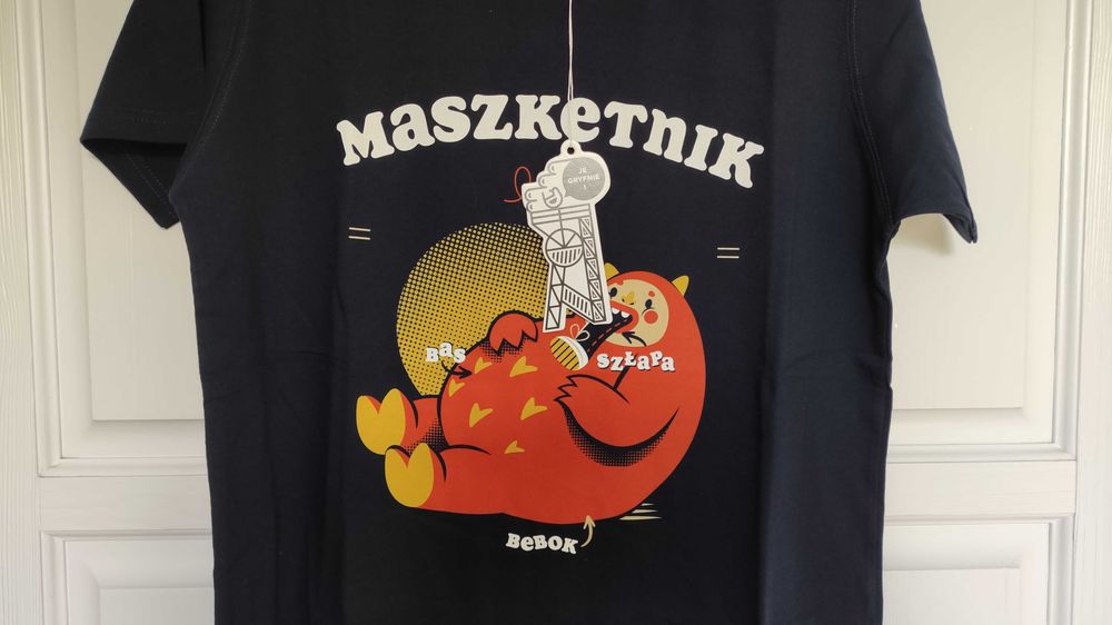 Nowy z metką t-shirt, koszulka Gryfnie, Maszketnik, rozmiar L