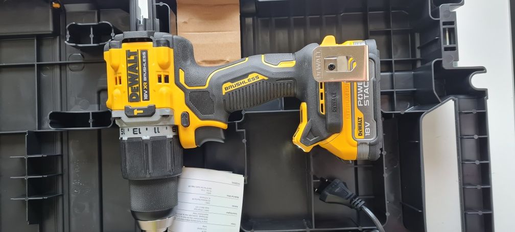 Wiertarko wkrętarka udarowa Dewalt DCD805 zestaw DCD805E1T