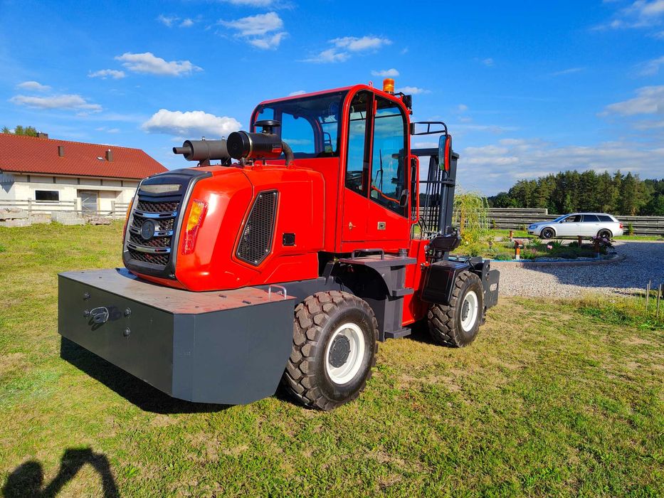 Wózek widłowy 4x4 faktura vat cena netto